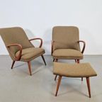 Set Vintage Fauteuils Teak ´60 Scandinavisch Mid Century thumbnail 15