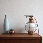Maritieme Vintage Lamp - Koper / Messing thumbnail 3