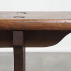 Geweldige Antieke Franse Halbank/ Bank Voor Aan De Eettafel thumbnail 14