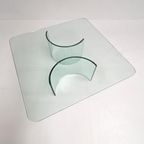 Moderne Italiaanse Glazen Salontafel, 1970'S thumbnail 9