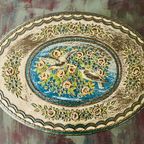 Brocante Blik Bloemen Lichtblauw thumbnail 3