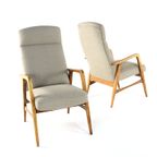 Vintage Fauteuil Herenmodel' Duivendrecht New Upholstery | 2 Stuks Op Voorraad thumbnail 6