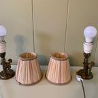 Set Van Twee Vintage Tafellampen, Sfeerverlichting Met Kindjes Of Engelen thumbnail 8