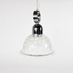 Murano - Hanglamp - Kristal- Chroom - Italie - Mid Century Modern thumbnail 2