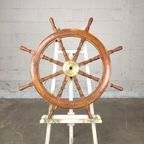 Houten Scheepsstuur / Stuurwiel thumbnail 3