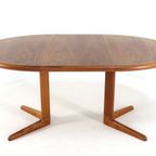 Korup Ronde 2x Verlengbare Eettafel Vintage Deens Massief Teak 'nollund' thumbnail 8