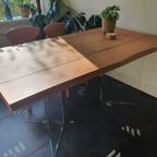 Eettafel Massief Eik En Glas thumbnail 5