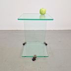 Regency Peter Ghyczy Bijzettafel Side Table Pioneer Tc Glas thumbnail 8