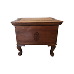 Teak Houten Juwelen Miniatuur Kastje, Jaren 70/80 thumbnail 2