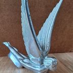 Antiek Auto Motorkap Ornament Vliegende Godin Cadillac Nash. thumbnail 10