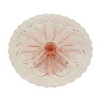 Art Deco Roze Taartschaal Taartschotel Depression Glass 28Cm thumbnail 11