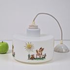 Vintage Melkglas Hanglamp Hertje ’60 Retro Mid Century Hert thumbnail 9