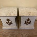 Set 2 X Unieke Kerk Zuilen Consoles Pied De Stalles Frans thumbnail 3