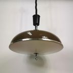 Vintage, Space-Age Hanglamp, Plafondlamp, Ufo Lamp Bruin thumbnail 2