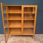 Vintage Eiken Vitrinekast, Deens Design thumbnail 5