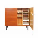 Vintage Secretaire Kast Teak, Jaren 60 thumbnail 2