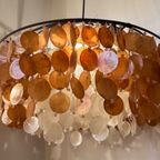 Capiz Hanglamp Vintage Schelpen Schelp Lamp thumbnail 6