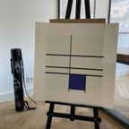Piet Modrian (1872-1944), Composition With Blue, 1935, Printed In Italy thumbnail 5