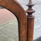 Antiek Mahonie Kapspiegel Met Opbergbakje, 66 Cm Breed thumbnail 6