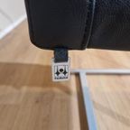 4x Hulsta D13 Stoelen - Eetkamerstoelen - Zwart Leder-design thumbnail 8