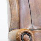 Stoere En Comfortabele Schapenleren Oorfauteuil Met Leuke Details En Een Strakke Afwerking thumbnail 12