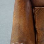 Charmante Schapenleren Oorfauteuil Met Een Mooi Patina En Een Goed Zitcomfort thumbnail 8