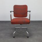 Bureaustoel Met Voetenbankje Paul Schuitema Fana 1960s thumbnail 8