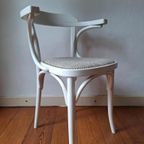 Set Van 4 Brocante Vintage Café Stoelen In Thonet Style thumbnail 11