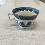 Vintage Compleet 12delig Koffieservies In Old Willow Stijl thumbnail 10