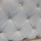 Witte Leren Chesterfield Bank thumbnail 4