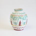 Fratelli Fanciullacci Vase With Decorations, Italy 1950S - 1960S. thumbnail 6