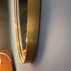 Vintage Wandspiegel Spiegel Mirror Messing Goud thumbnail 6
