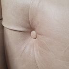 Chesterfield Vintage Design Bank Camel Beige Leer Kubus Model thumbnail 11