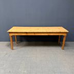 Oude Grenenhouten Cafe Tafel thumbnail 7