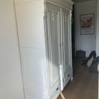 Vintage Brocante Houten Kleding Kast thumbnail 3