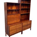 Vintage Wandmeubel Boekenkast Palissander Jaren 70 Design thumbnail 17