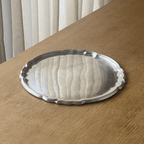 Vintage Silver-Plated Ornate Edge Tray thumbnail 3