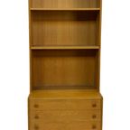 Vintage Kast Boekenkast Wandkast Jaren 60 Eiken Design thumbnail 17