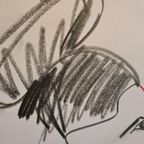 Krijt Tekening Gesigneerd Miro, 2E Helft 20E Eeuw thumbnail 5