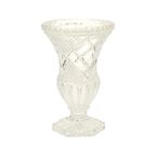 Vintage Vaas Boheems Kristal Diamant Patroon Medici 23cm thumbnail 6