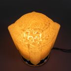 Art Deco Plafondlamp Met Roze Gewolkte Kap thumbnail 13