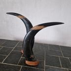 Vintage Draak Phoenix Feniks Buffel Hoorns. thumbnail 10