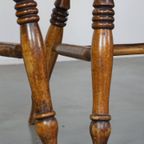 Set Van 4 Charmante Antieke Engelse Eetkamerstoelen Uit Midden 19e Eeuw thumbnail 15