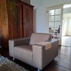 Loveseat, Leer, In Zeer Goede Staat thumbnail 4
