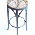 Vintage Thonet Rattan Barstool thumbnail 13