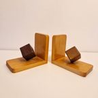 2 Vintage Boekensteunen Jaren 50 / 60 Boekensteun thumbnail 3