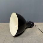 Grote Zwart Emaille Bauhaus Fabriekslamp thumbnail 16