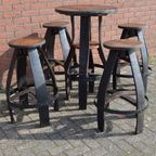 Bistro Sta Tafel Met 4 Krukken thumbnail 3