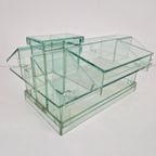 Vintage Glazen Designobject Modernist Modelhuis Uniek Glas thumbnail 5