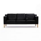 Leather Sofa Produced By Hurup Møbelfabrik, Denmark 1970s. thumbnail 4